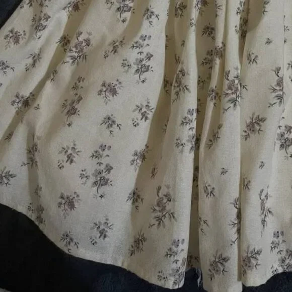 Cream Floral Dress - Picture 3 of 4